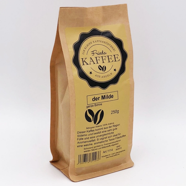 Der Milde / Äthiopien Sidamo 250g ganze Bohnen