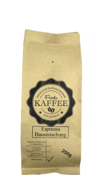 Espresso Hausmischung 250g ganze Bohnen