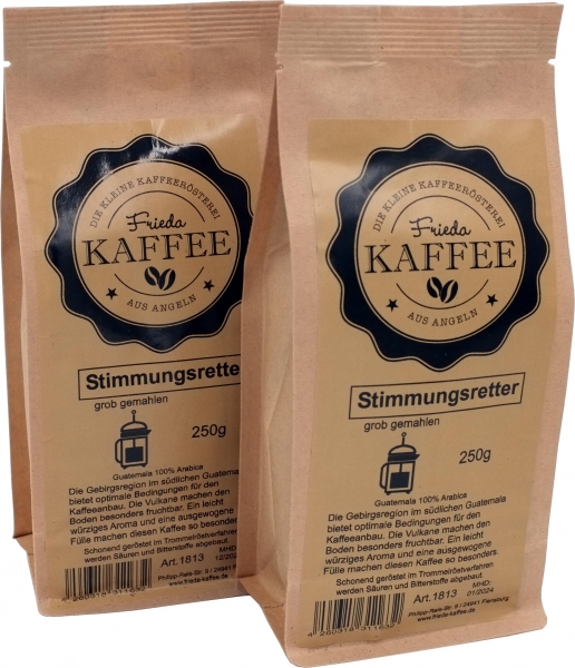 Stimmungsretter - 500g - grob gemahlen für Stempelkanne/French Press