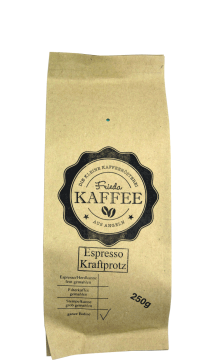 Espresso Kraftprotz 250g ganze Bohnen