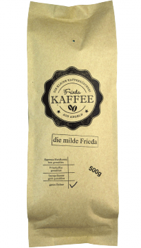 die milde Frieda 500g ganze Bohnen