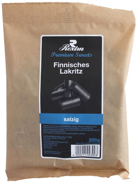 Rexim Finnisches Lakritz salzig 200g