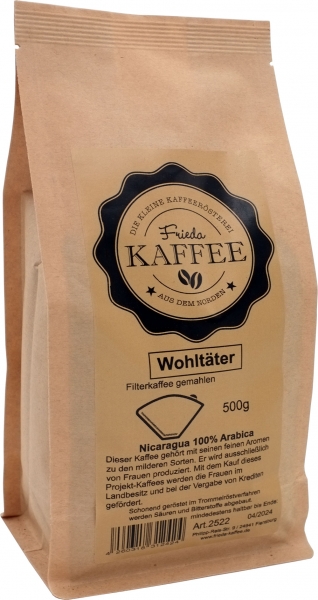 Nicaragua - 500g - gemahlen für Filterkaffee