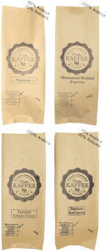 Espresso-Probierset 4x 250g fein gemahlen