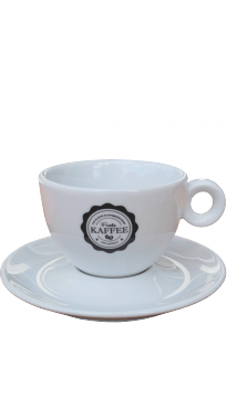 Cappuccinotasse "Frieda-Kaffee" mit Untertasse